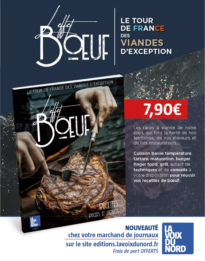 Affiche promotionnelle sombre pour une boucherie